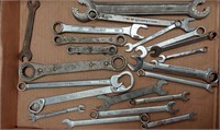 Assorted wrenches.
