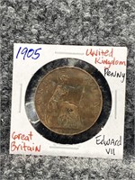1905 Great Britain Penny
