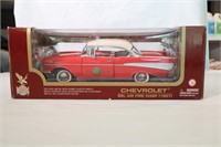 Die Cast Model1957 Chevy Bel Aire Fire Chief