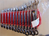 Gear Wrench ratcheting combination wrench set