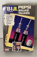 NOS FBI jr. Pepsi walkie talkie set