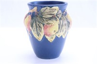 Weller Baldin Blue Apple Tree Art Vase