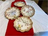 Doulton 4pc Decorative Antique Plates
