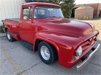 1956 Red Ford Pick UP Truck w/ Title
