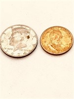 1974 Kennedy half Dollar - USA $1 William Harrison