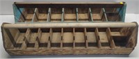 2 Wooden Tool Boxes