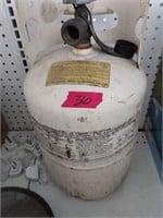 Small propane tank