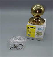 (4) Dummy Knobs-Brass Ball (913867)