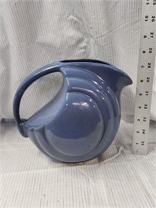 Blue pitcher