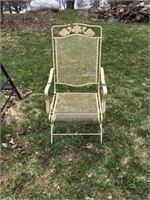 Metal spring rocking chair