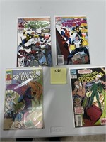 COMIC BOOKS!  Amazing Spiderman 4 book set