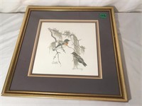 Gene Murray Pacific Warbler Print in Frame