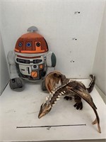 Star Wars Stuffed Toy and Dragon Stuffed Toy