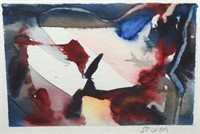 Wendell Mohr & Julie Powell Collab Orig Watercolor