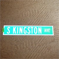 DOUBLE SIDED S. KINGSTON AVE. STREET SIGN 30 x 6