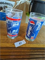 (2) Pepsi Jeff Gordon Glasses