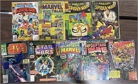Lot of 9 Vintage Marvel Comics