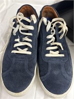 Allen Edmonds size 11 mens navy suede shoes with