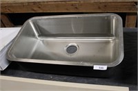 Stainless single basin sink