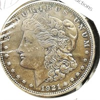 1921 D Morgan Silver Dollar $1