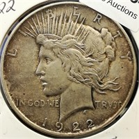 1922 Peace Dollar $1