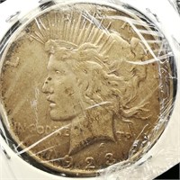 1923 D Peace Dollar $1