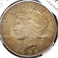 1923 D Peace Dollar $1