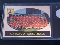 1958 Topps Football Chicago Cardinals Team CARD