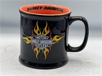 Harley Davidson Coffee Mug 3D Logo With Flames