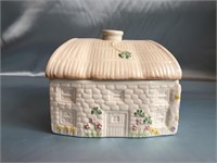 BELLEEK COTTAGE BOX 5X6 INCHES