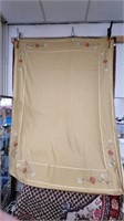 LARGE GOLD TABLE CLOTH