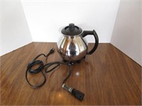 Vintage coffee / tea pot with lid and cord