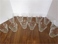 Set of 12 glasses made in Duralex France