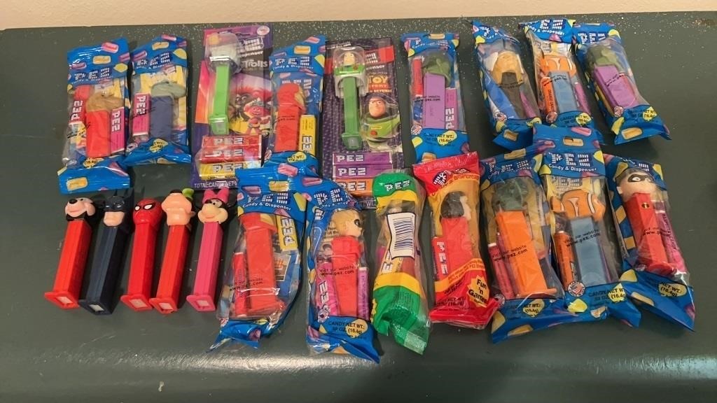 (20) PEZ DISPENSERS