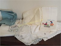 Embroidered Linens and Lace