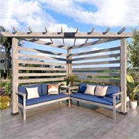 Wooden Pergola W/ Sofa