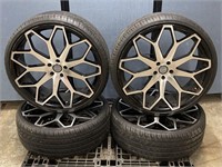 Blure 24" Wheels W/ Tires
