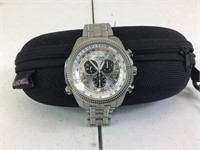 Citizen Eco Drive watch. Stainless steel. Does