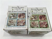 (2) Vintage Peter Rabbit Library Book Sets