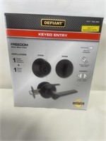 NEW DEFIANT DEADBOLT KEYED 1SIDE