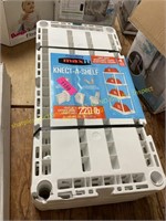 Knect-a-shelf 4-tier shelving (cracked)