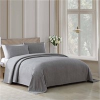 Sage Beatrice Chenille Bedspread/Sham