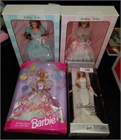 4 NIB Collectible Barbies