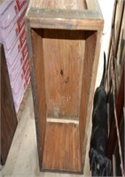 vintage wooden cargo box