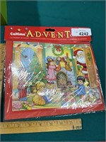 Vintage Christmas advent calendar