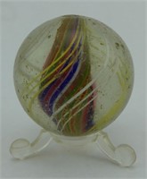 1.5" 6 COLOUR SOLID CORE SWIRL MARBLE