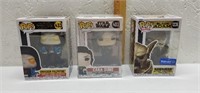 3 Star Wars & Black Adam Funko Pops -Emperor