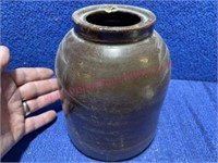 Antique stoneware canning jar