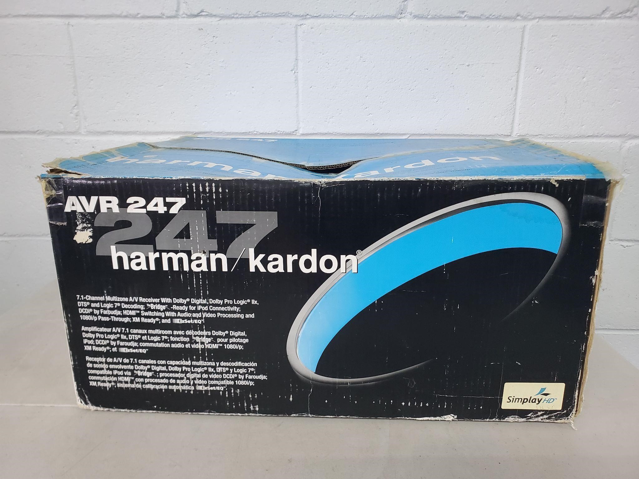 Harmoan / Kardon 7.1-channrl reciever untested