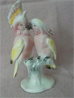 Porcelain 7" marked 3809 cockatoo figurine